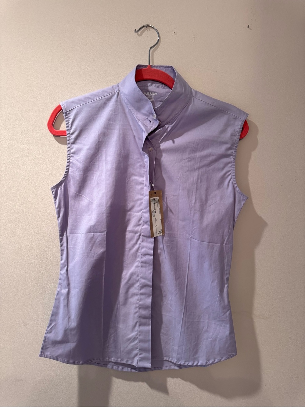 NWT TuffRider Fairy Dust Sleeveless Equestrian Show Shirt S 32
